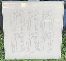 Jemison Faust - Vogue Model 1 - Monoprint -Newport Artist