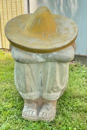 Large Vintage Pottery Siesta Mexican Garden Statue