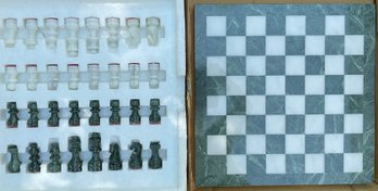 Marble Chess Board & Pieces - New