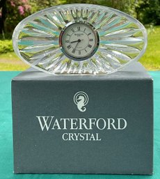Waterford Crystal Small Oval Clock