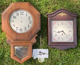 2 Wall Clocks - Parts/ Repair