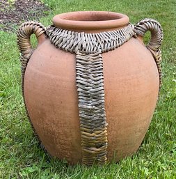 Terracotta Handled Pot/ Planter