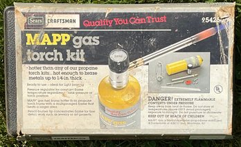 Vintage Sears Craftsman Mapp Gas Torch Kit - New