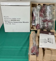 Wolfgang Puck Immersion Blender/ Chopper - New