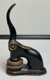 1927 Pioneer Rod & Gun Club Trenton NJ - Cast Iron Seal Embosser