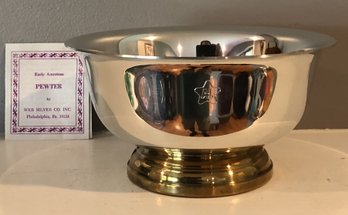 Early American Pewter Paul Revere Bowl - Web Silver Company
