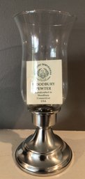 Woodbury Pewter Hurricane Candle Holder