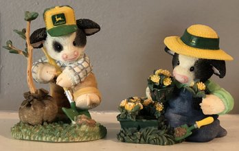 2pc Mary Moo Moo's - John Deere