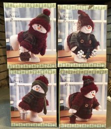 4pc Skating Snow Person - New