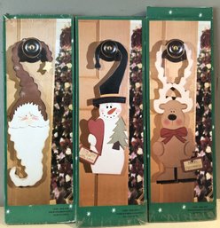 3pc Doorknob Christmas Decorations