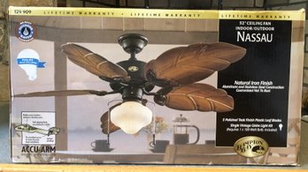 Hampton Bay Nassau 52' Ceiling Fan - New