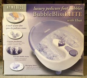 Homedics Pedicure Bubbler Bliss Elite - New