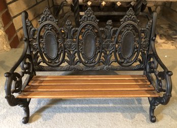 Cast Iron Doll Bench