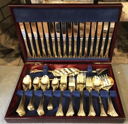 Wallace Gold Plated Silverware - Service For 16