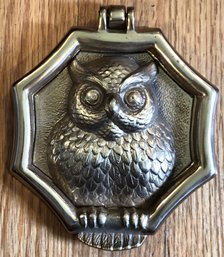 Solid Brass Owl Door Knocker