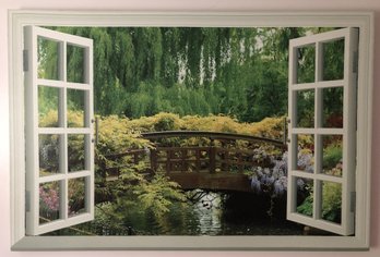 View From Window Print On Canvas