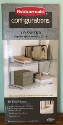 Rubbermaid 4ft Shelf Kit - New