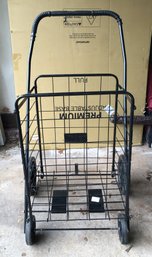Metal Basket Folding Cart