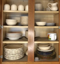 Contents Of Cabinets - Farberware Dishes