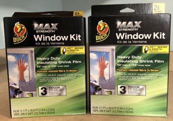 2pc Duck Insulating Window Kits - New