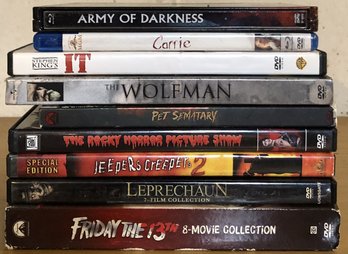 #1 - 9pc Horror DVD/ Blu-ray Movies