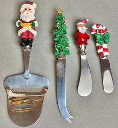 Christmas Theme Cheese Knives/ Spreaders