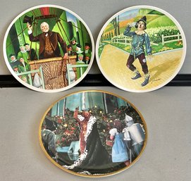 3 Wizard Of Oz Collector Plates