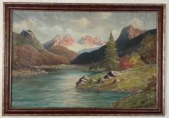 Large Original Oil Landscape Painting - Josep Firler