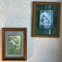 2 Small Framed Pictures