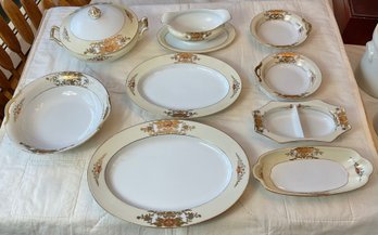 Vintage Noritake Gold Moriage Serving Pieces