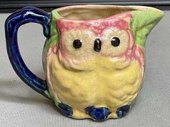 Vintage Owl Creamer