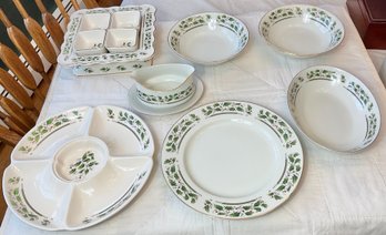 Royal Limited Holly Holiday Serving Pieces