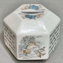 Wedgwood Peter Rabbit Octagonal Money Box