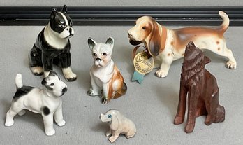 6pc Dog Figurines