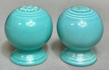 Fiesta Ware Ball Salt & Pepper - Turquoise