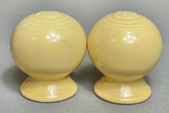 Fiesta Ware Ball Salt & Pepper - Yellow