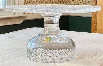 Waterford Crystal Pedestal Cake Dish