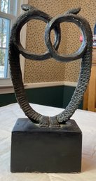 Vintage Austin Productions Loop Owl Sculpture