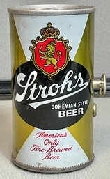 Vintage Strohs Musical Beer Can - Plays Drummer Boy