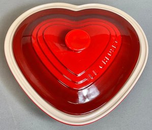 Le Creuset Stoneware Heart Shape Casserole Dish