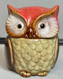 Ceramic Owl Canister