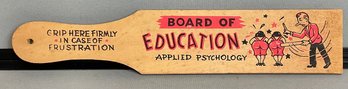 Vintage Wood - Board Of Education Paddle