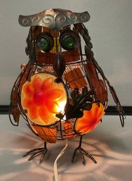 Metal Owl Accent Light
