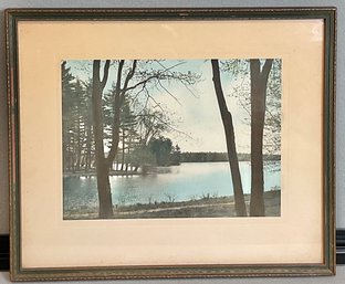 Algonquin Bay Painting Print - Description & Artist On Back