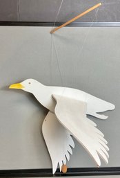 Hanging Wood Articulated Seagull