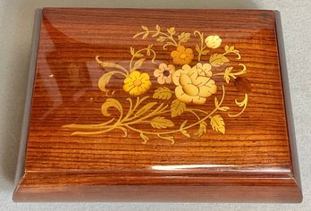 #2 - Italy Inlaid Music Jewelry Box