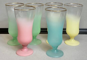 6 Vintage Blendo Glasses