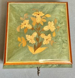 #4 - Reuge Italy Inlaid Music Jewelry Box