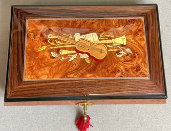 #6 - Italy Inlaid Music Jewelry Box