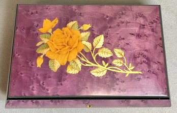 #7 - Reuge Romance Italy Inlaid Music Jewelry Box